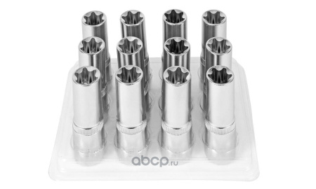 ГОЛОВКА 1/2 ТОРЦЕВАЯ DR E-STAR ГЛУБОКАЯ E12 (ВН TORX) KRAFT