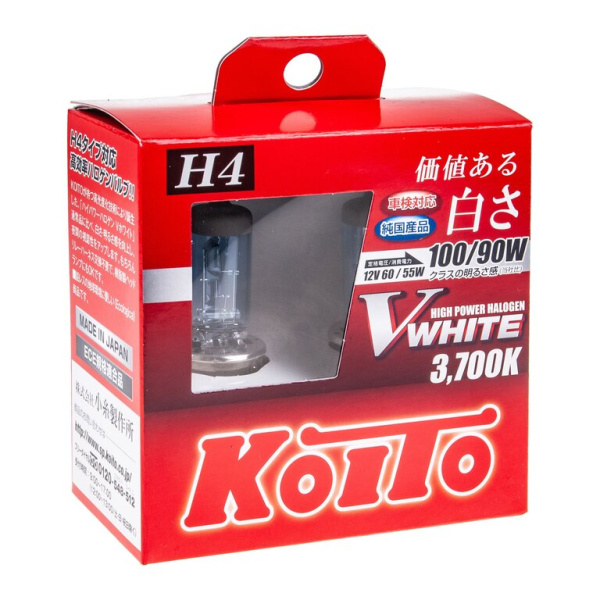 ЛАМПА H4 12V 60/55W "KOITO" P0746W