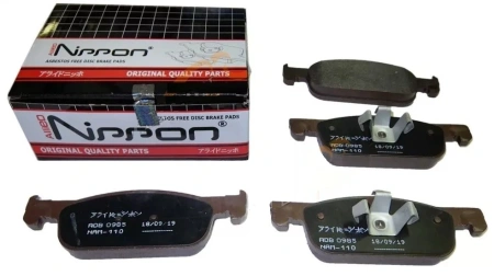 КОЛОДКИ ТОРМОЗНЫЕ ПЕРЕДНИЕ LADA X-RAY/LOGAN II (16 КЛ.) 155ММ "ALLIED NIPPON" ADB0985