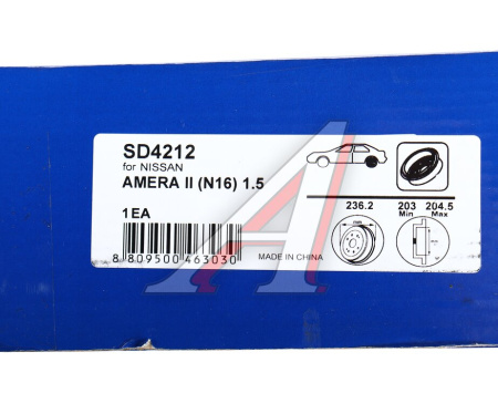 Барабан тормозной Nissan Almera N16/Almera Classic 1.5 00>