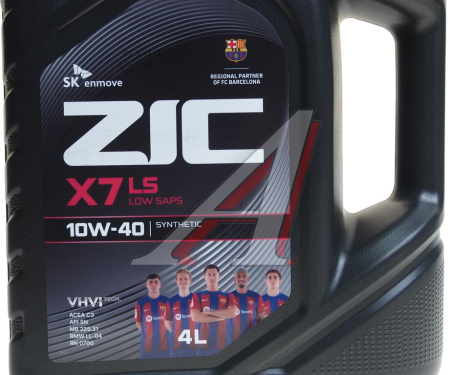 МАСЛО МОТОРНОЕ "ZIC" X7 LS 10W/40 (4Л. СИН.)