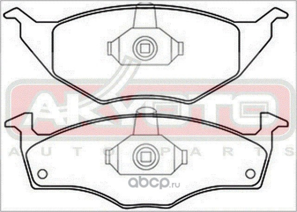Колодки тормозные дисковые, комплект AUDI SKODA VOLKSWAGE