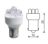 ЛАМПА СВЕТОДИОДНАЯ 12V 21W 9 LED BA15s "МАЯК" (БЕЛАЯ)