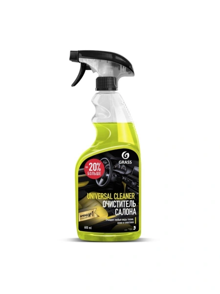 110392 ОЧИСТИТЕЛЬ САЛОНА UNIVERSAL CLEANER (ФЛАКОН 600МЛ) NEW GRASS/6 ШТ