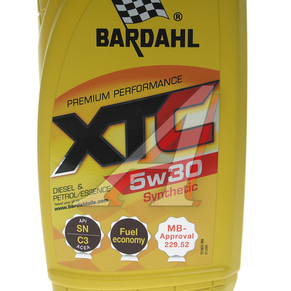 МАСЛО МОТОРНОЕ "BARDAHL" XTC 5W30 12PZ КРА 1Л 36311