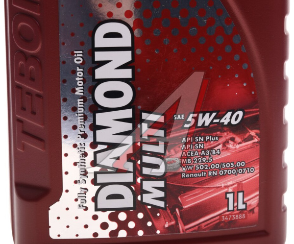 МАСЛО МОТОРНОЕ "TEBOIL" DIAMOND MULTI 5W/40 SN/SN+ A3/B4 (1Л, СИНТ)