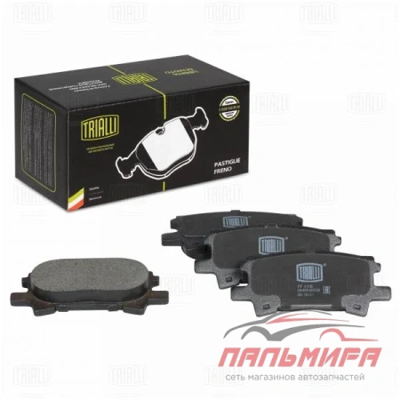 КОЛОДКИ ТОРМОЗНЫЕ ЗАДНИЕ LEXUS RX (03-)/TOYOTA HIGHLANDER (00-) (PF 4106) TRIALLI