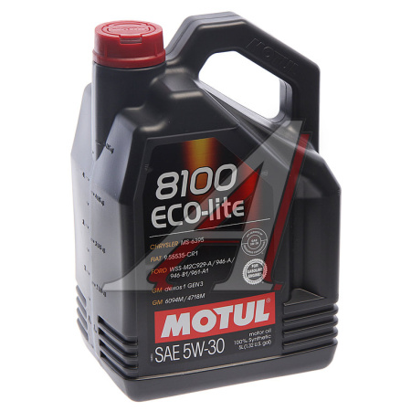 ЯЯЯ МАСЛО МОТОРНОЕ "MOTUL 8100 ECO-LITE" 5W/30 (5Л. СИН.)   НЕ ЗАКАЗЫВАТЬ!!!