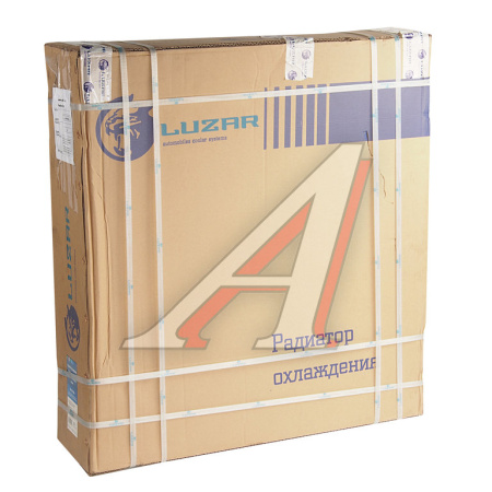 РАДИАТОР ОХЛАЖДЕНИЯ ГАЗ "ВАЛДАЙ" ДВ. 245 (ПАЯНЫЙ) АЛЮМ. "LUZAR"