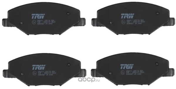 КОЛОДКИ ДИСКОВЫХ ТОРМОЗОВ GDB2027