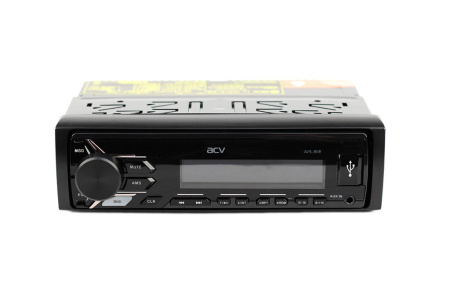 АВТОМАГНИТОЛА ACV AVS-811R 1DIN/СЪЕМНАЯ ПАНЕЛЬ/КРАСН/USB/AUX/SD/FM/4x50