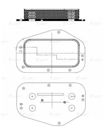 (!!!) РАДИАТОР МАСЛЯНЫЙ CHEVROLET CRUZE LUZAR LOC0503