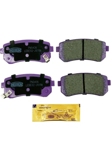 КОЛОДКИ ТОРМОЗНЫЕ ДИСКОВЫЕ ЗАДНИЕ NIBK PN0436	