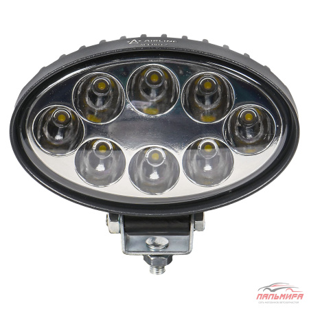 ФАРА СВЕТОДИОДНАЯ "AIRLINE" 140Х86Х55ММ ОВАЛЬНАЯ 8 LED 24W 12/24  