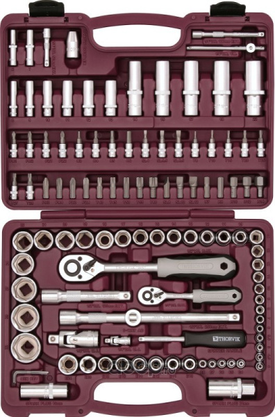 НАБОР ИНСТРУМЕНТА 108 ПРЕДМ. 1/2"1/4 "THORVIK" (6-ГРАННЫЕ)