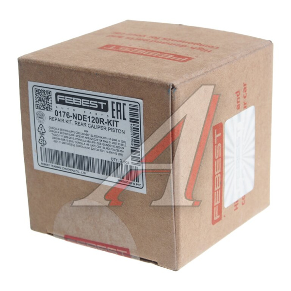 0176NDE120RKIT Поршень задн суппорта ремкомпл TOYOTA COROLLA (E12) 0176-NDE120R-KIT *FEBEST