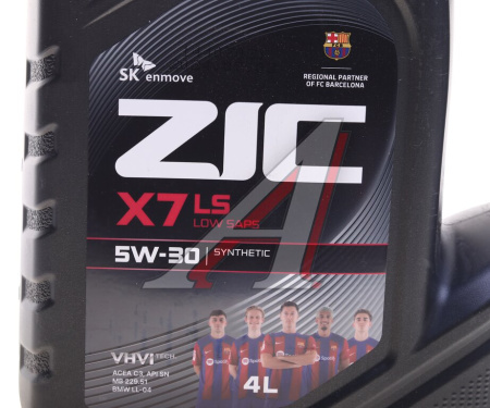 яяя МАСЛО МОТОРНОЕ "ZIC A+" 5W/30 (4Л. П/СИН.)