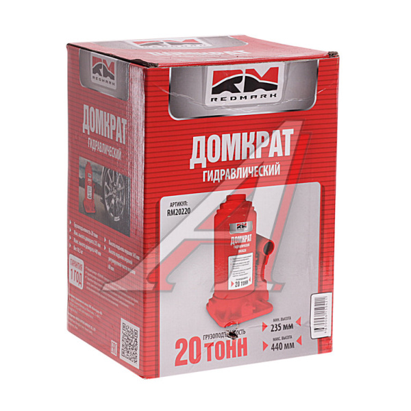 ДОМКРАТ 20 Т. ГИДРАВЛИЧЕСКИЙ "REDMARK" (235-440 ММ)
