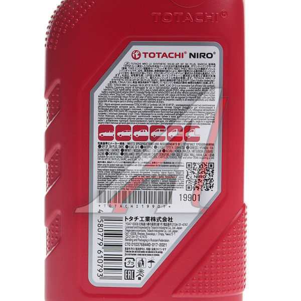 МАСЛО МОТОРНОЕ TOTACHI NIRO LV SYNTHETIC 5W/30 API SP/SN PLUS, ILSAC GF-5 (СИН.) (1Л. СИН.)