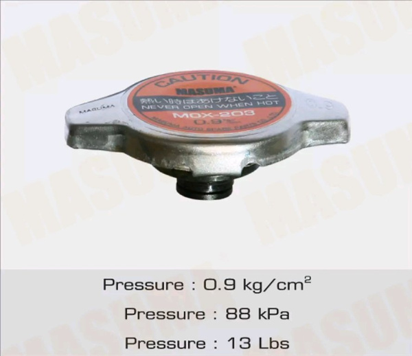 КРЫШКА РАДИАТОРА 0.9 KG/CM MASUMA