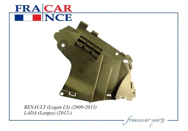 Защита бампера перед. LOGAN (фаза2) FRANCECAR L 8200595807 6001549324