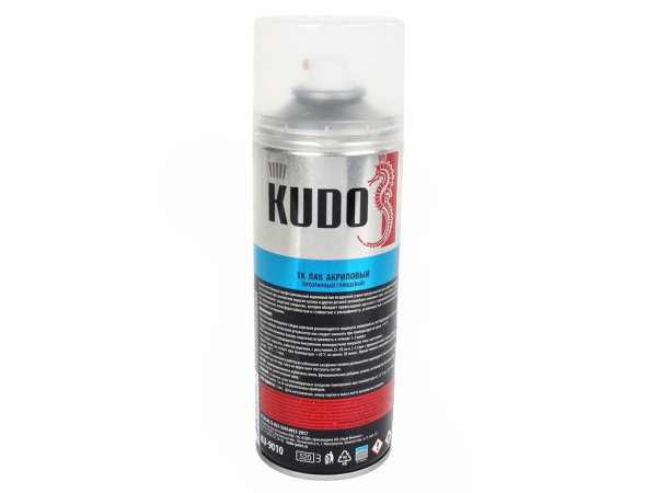 ЛАК СПРЕЙ АКРИЛОВЫЙ 520 МЛ KUDO (МЕТАЛЛИК)