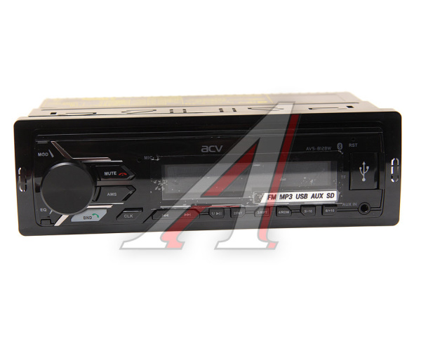 АВТОМАГНИТОЛА ACV AVS-812BW 1DIN/USB/AUX/SD/FM БЕЛАЯ
