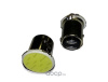 ЛАМПА СВЕТОДИОДНАЯ 12V 21/5W 1 COB 12-CHIP 2 КОНТАКТА (БЕЛАЯ)