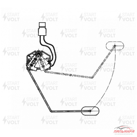 Датчик уровня топлива для а/м Лада Largus (12-)/Renault Logan II (14-) 1.6i STARTVOLT VS-FS 0140  