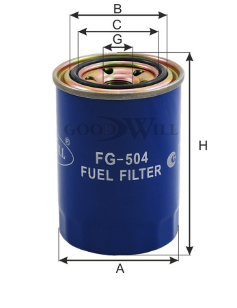 ФИЛЬТР ТОПЛИВНЫЙ FG504
