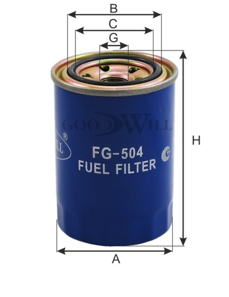 ФИЛЬТР ТОПЛИВНЫЙ FG504