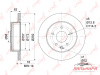 ДИСК ТОРМОЗНОЙ NISSAN QASHQAI  LYNX BN1117