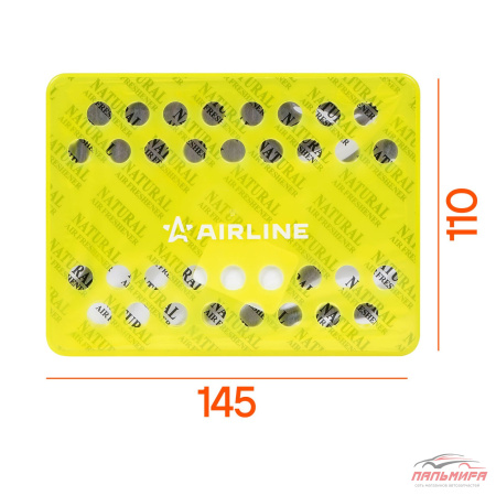 ОСВЕЖИТЕЛЬ ПОД СИДЕНЬЕ "AIRLINE" ТУНДРА  ГЕЛЕВЫЙ МАКСИ ИТАЛЬЯНСКИЙ ЛИМОН AFSI141