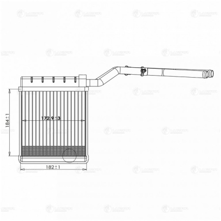 РАДИАТОР ОТОПИТЕЛЯ LUZAR LRH 1076