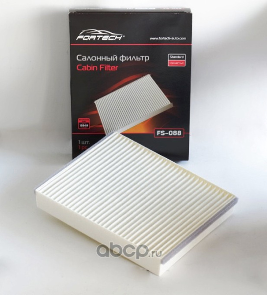 ФИЛЬТР САЛОНА FORD FOCUS III 11-, KUGA II 13-, TRANSIT 13-; VOLVO V40 12- FORTECH FS-088