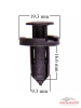КЛИПСА HONDA/MITSUBISHI/NISSAN 049 ДЛЯ БАМПЕРА SKYWAY S05601049