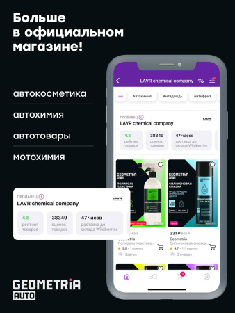 Очиститель тормозных дисков GEOMETRIA (650 мл) 