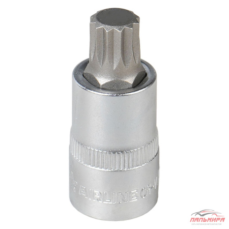 ГОЛОВКА ТОРЦЕВАЯ С БИТОЙ 1/2" SPLINE M14 "AIRLINE" (L=55 ММ)