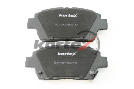 КОЛОДКИ ТОРМОЗНЫЕ ПЕРЕДНИЕ KORTEX KT7075STD