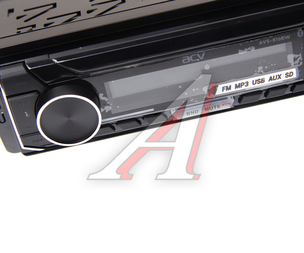 АВТОМАГНИТОЛА ACV 816BW 1 DIN/БЕЛАЯ/BLUETOOTH/USB/AUX/SD/FM/4x50