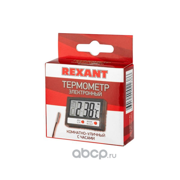 ТЕРМОМЕТР "REXANT" С ЧАСАМИ