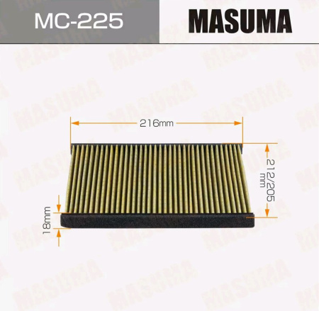 MC225 Фильтр салона Masuma MC-225 *masuma