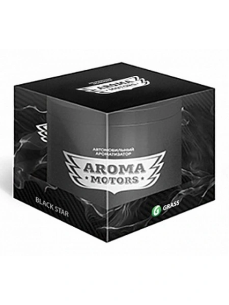 AC-0171 ОСВЕЖИТЕЛЬ ГЕЛЕВЫЙ "AROMA MOTORS" BLACK STAR 100МЛ GRASS NEW/12 ШТ