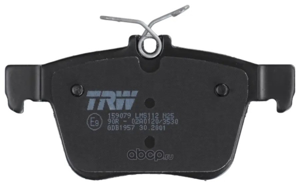 КОЛОДКИ ТОРМОЗНЫЕ TRW GDB1957
