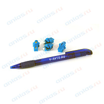 ЛАМПА T5 12V (1SMD, W2,0x4,6D BLUE)  МАЯК