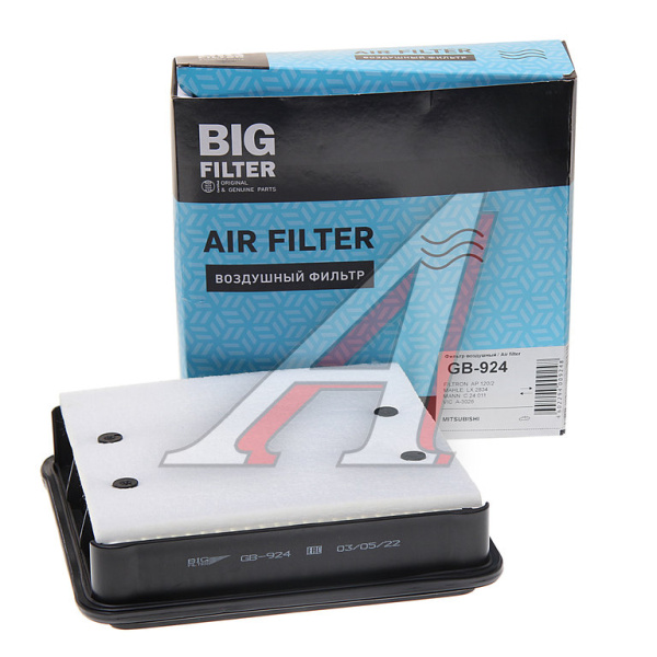 ФИЛЬТР ВОЗДУШНЫЙ BIG FILTER GB-924