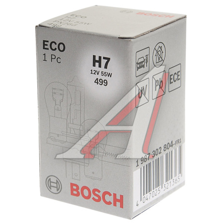 яяя ЛАМПА H7 12V 55W PX26d "BOSCH" ECO 908261