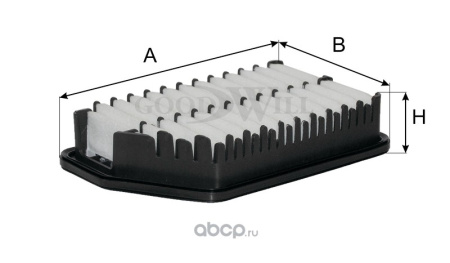 Фильтр воздушный GoodWill AG-358 