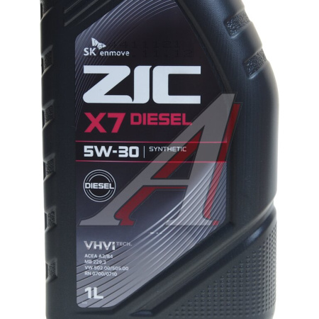 МАСЛО МОТОРНОЕ "ZIC" X7 DIESEL 5W/30 CF (1Л. СИН.)