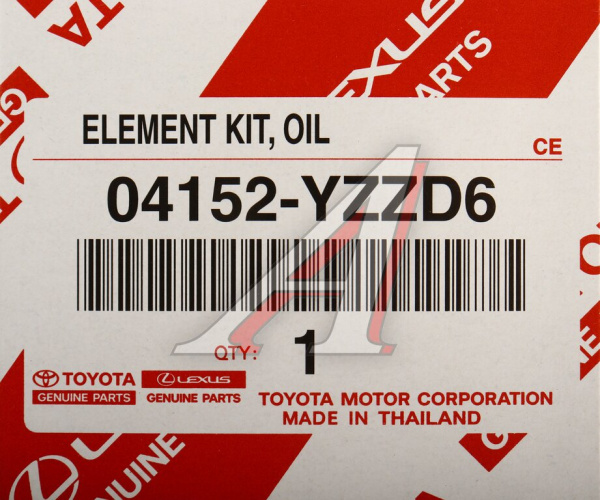 ФИЛЬТР МАСЛЯННЫЙ TOYOTA 04152YZZD6